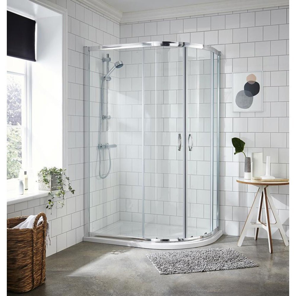 Offset Quadrant Shower Enclosure - Bathroom4Less