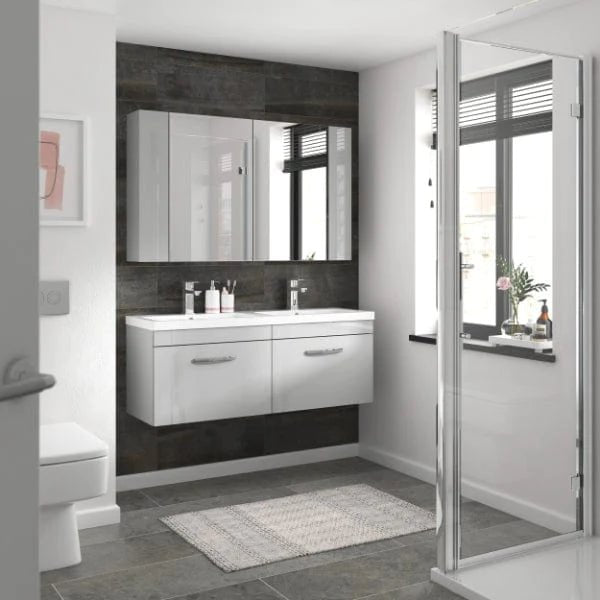 Non Illuminated Mirror Cabinets - Bathroom4Less