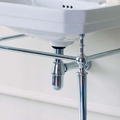 Essentials Bathroom Basin Chrome Bottle Trap Waste Adjustable Height