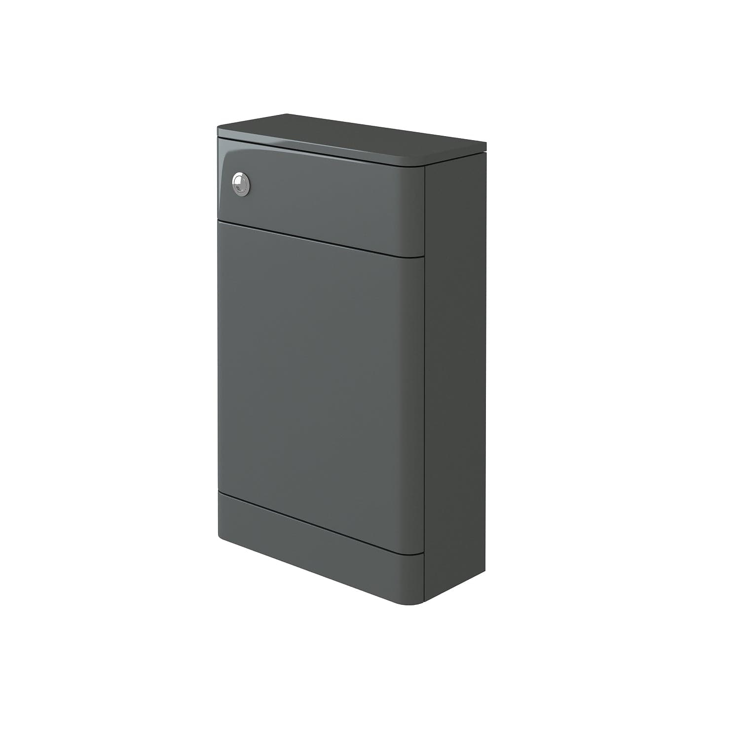 Denver WC Unit - 500mm x 217mm - Anthracite Grey Gloss (Flat Pack)