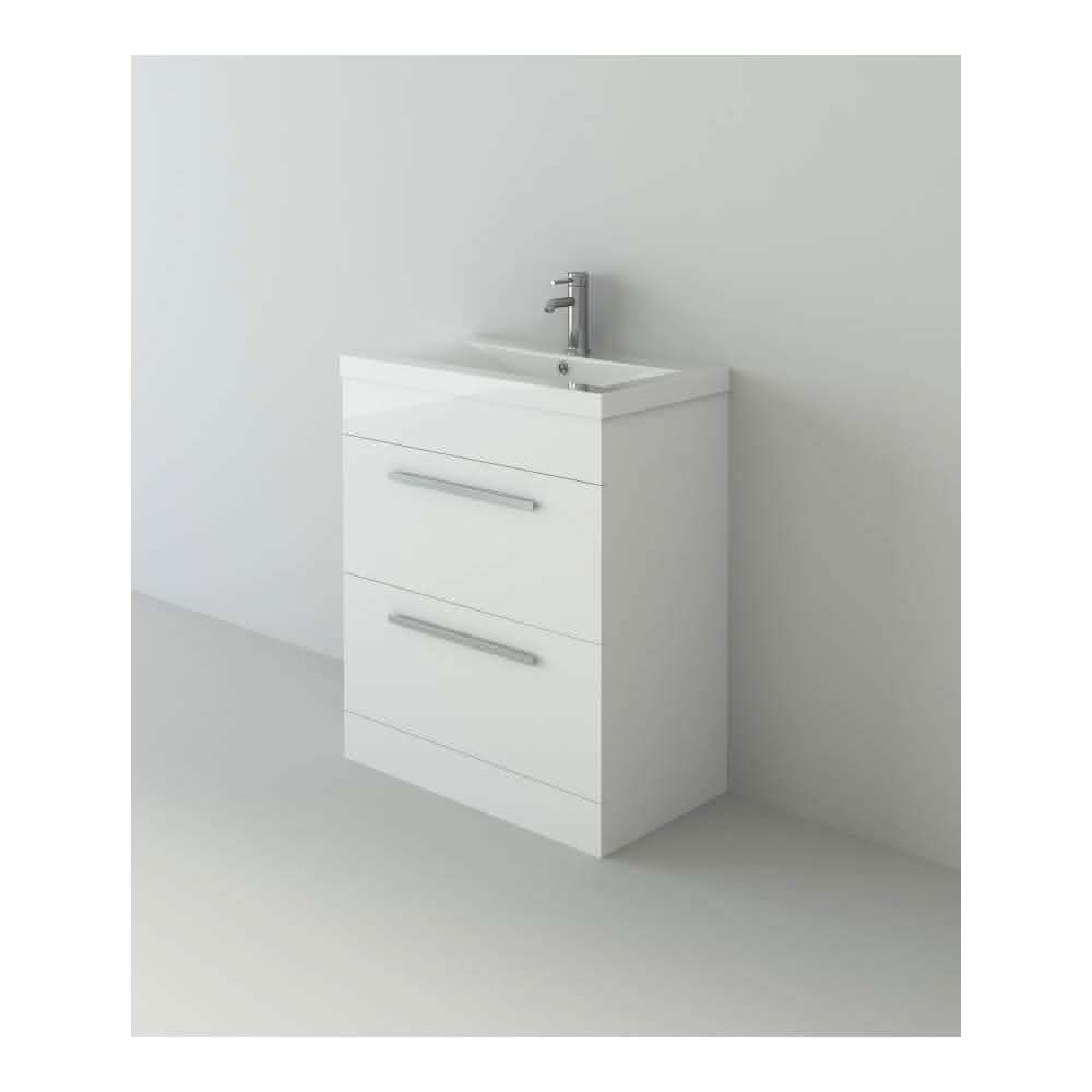 Venus 700 Mid Edged Basin Unit -2 Storage Section, sleek design, affordable, bathroom storage solution, buy now.
