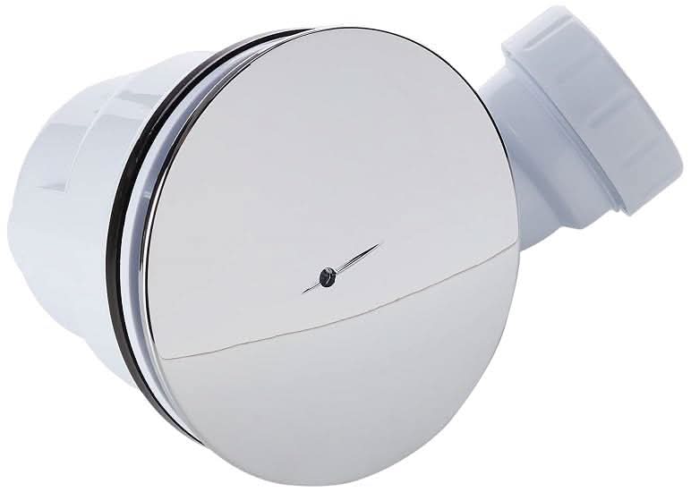 Shower Tray Waste Trap 90mm Fast Flow Easy Clean Shower Enclosure Waste Chrome