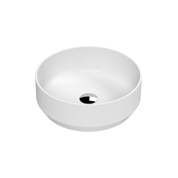 Nuie 350mm Sit-On Countertop Basin - No TH