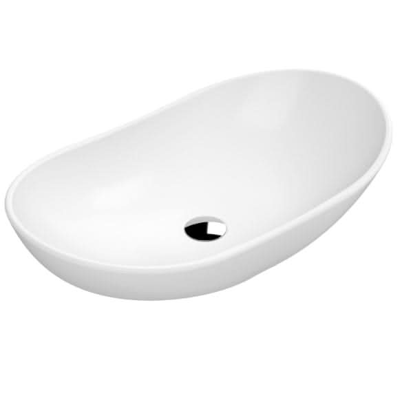Nuie 615mm Sit-On Countertop Basin - No TH