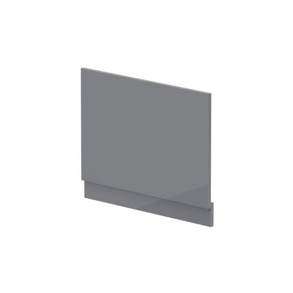 Nuie 700mm Straight Shower Bath End Panel With Plinth