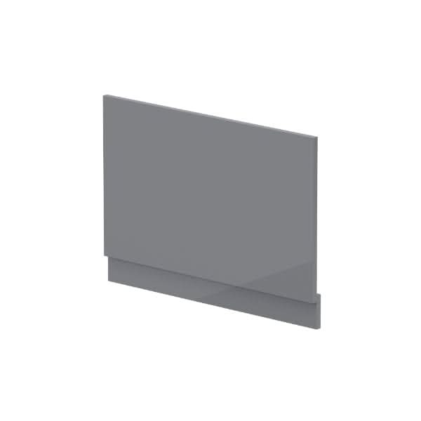 Nuie 800mm Straight Shower Bath End Panel With Plinth