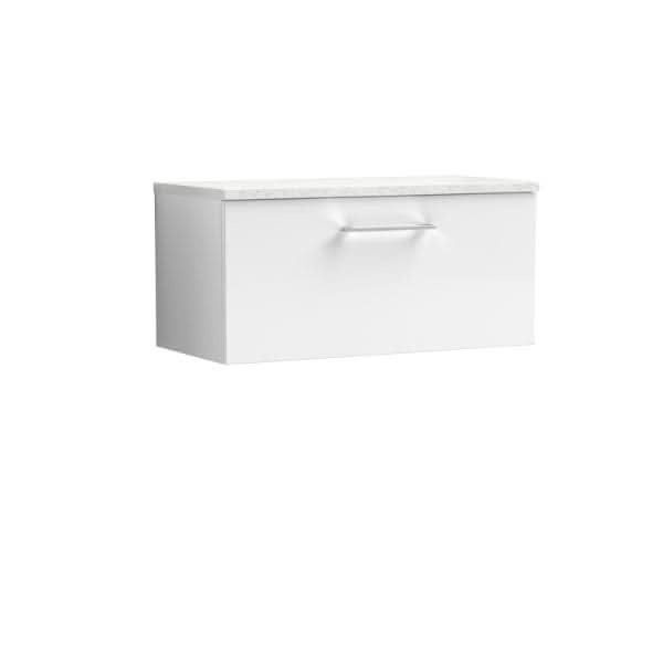 Nuie Arno 1 Drawer Wall Hung Vanity Unit 800mm Wide