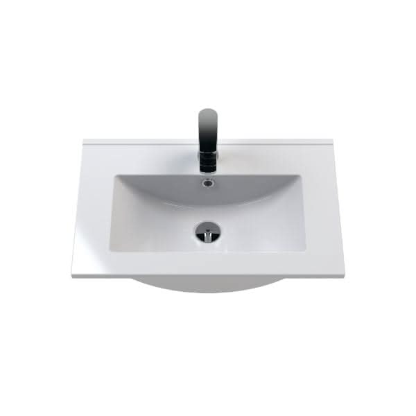 Nuie Arno 1 Drawer Wall Hung Vanity Unit With Basin-2 600mm Wide