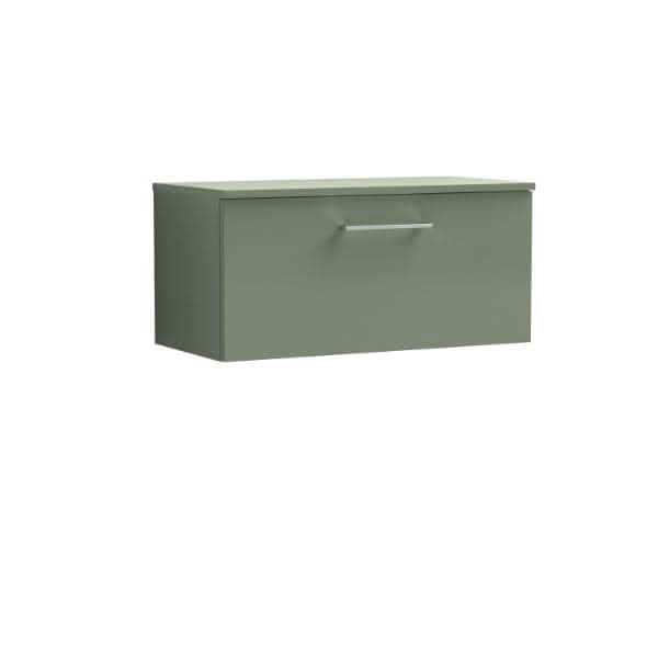 Nuie Arno 1 Drawer Wall Hung Vanity Unit With Worktop 800mm Wide