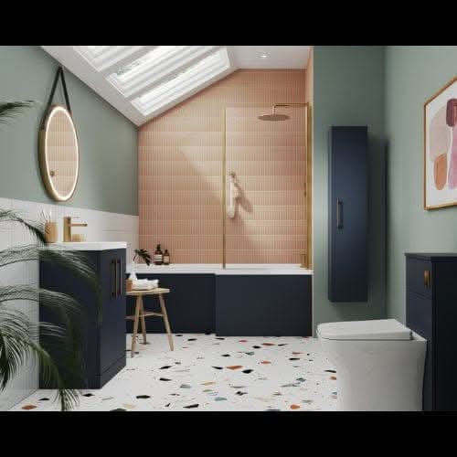 Nuie Arno 2 Door Floorstanding Vanity Unit With Basin-3 600mm Wide