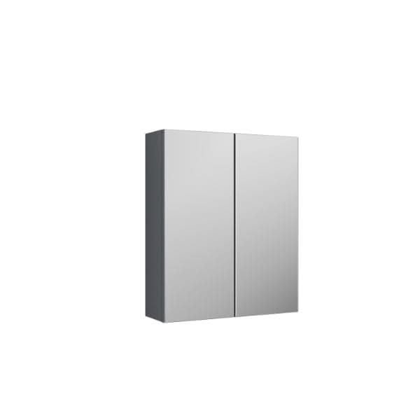 Nuie Arno 2 Door Non Illuminated Mirrored Cabinet (50/50) 715mm x 600mm