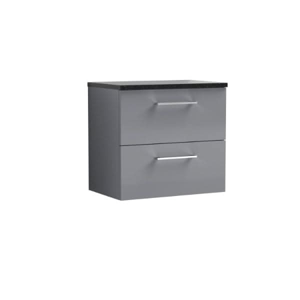 Nuie Arno 2 Drawer Wall Hung Vanity Unit 600mm Wide