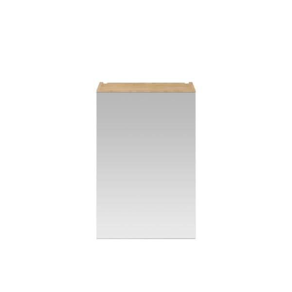 Nuie Athena 1 Door Non Illuminated Mirrored Cabinet 715mm x 450mm