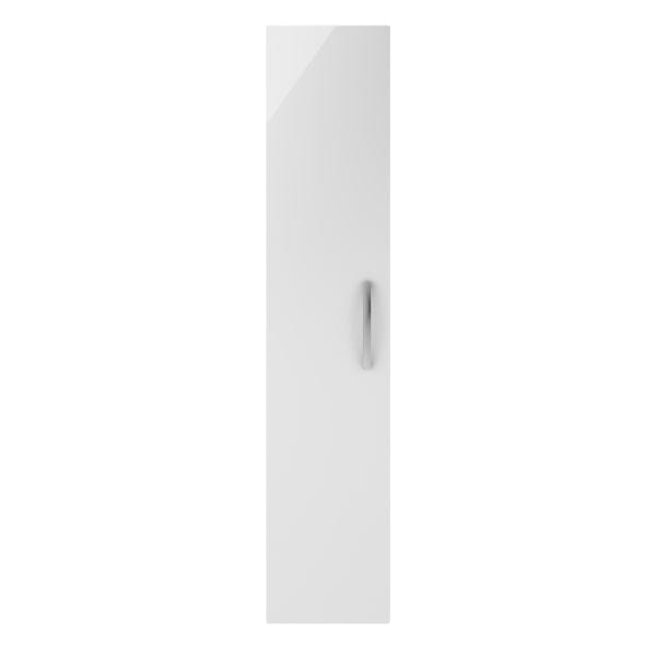 Nuie Athena 1 Door Wall Hung Tall Storage Unit 300mm Wide