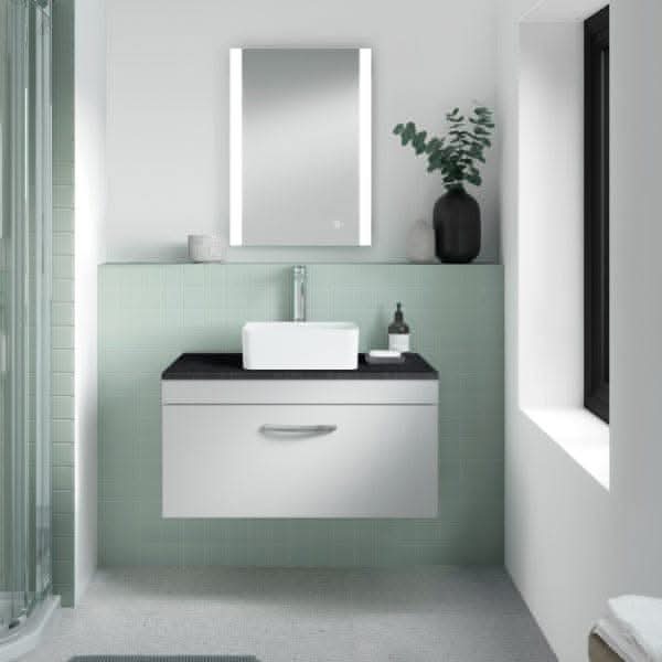 Nuie Athena 1 Drawer Wall Hung Vanity Unit 800mm Wide