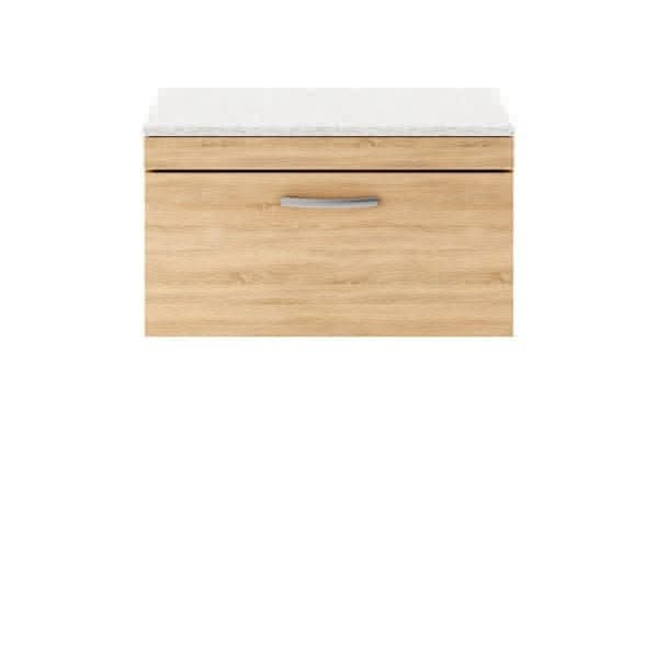 Nuie Athena 1 Drawer Wall Hung Vanity Unit 800mm Wide