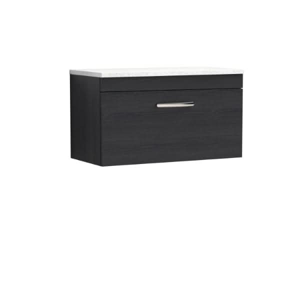 Nuie Athena 1 Drawer Wall Hung Vanity Unit 800mm Wide