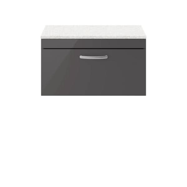 Nuie Athena 1 Drawer Wall Hung Vanity Unit 800mm Wide