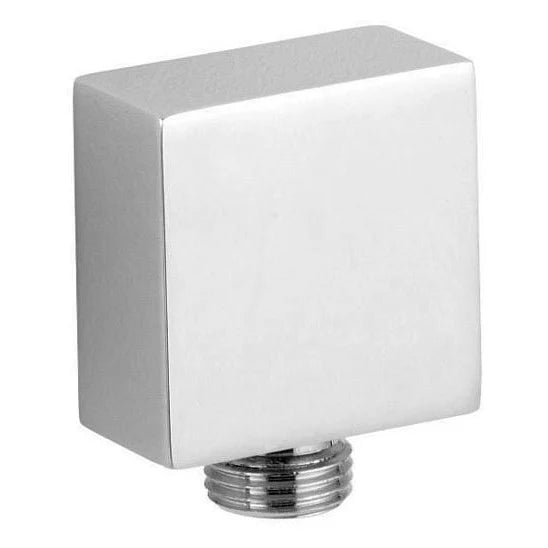 Hype Square Outlet Elbow - Chrome