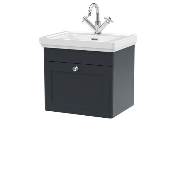 Nuie Classique 1 Drawer Wall Hung Vanity Unit With Basin