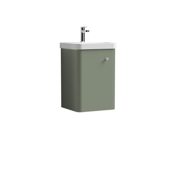 Nuie Core 1 Door Wall Hung Vanity Unit With Thin Edge Basin