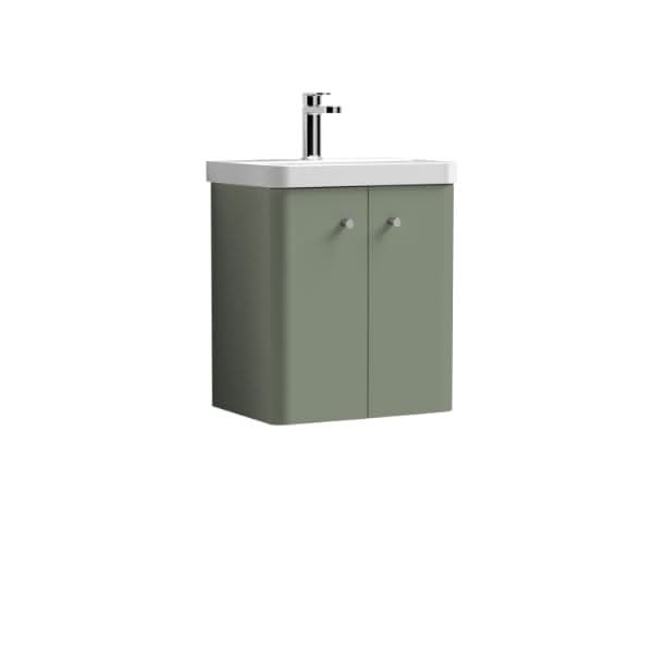 Nuie Core 1 Door Wall Hung Vanity Unit With Thin Edge Basin