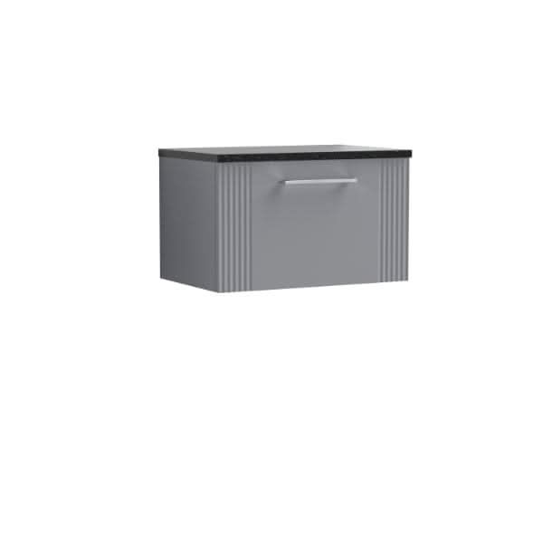 Nuie Deco 1 Drawer Wall Hung Vanity Unit 600mm Wide