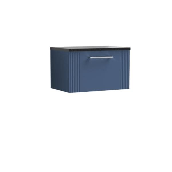 Nuie Deco 1 Drawer Wall Hung Vanity Unit 600mm Wide