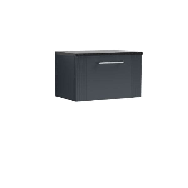 Nuie Deco 1 Drawer Wall Hung Vanity Unit 600mm Wide