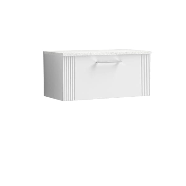 Nuie Deco 1 Drawer Wall Hung Vanity Unit 800mm Wide