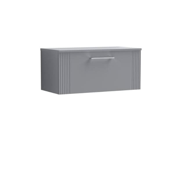Nuie Deco 4 Drawer Wall Hung Vanity Unit With Worktop 1200mm Wide