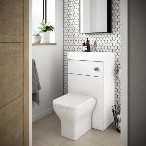 Nuie Mayford Floorstanding WC Unit With Basin 500mm x 890mm