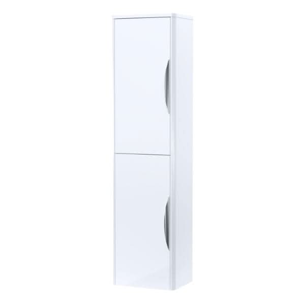 Nuie Parade 2 Door Wall Hung Tall Storage Unit 350mm Wide