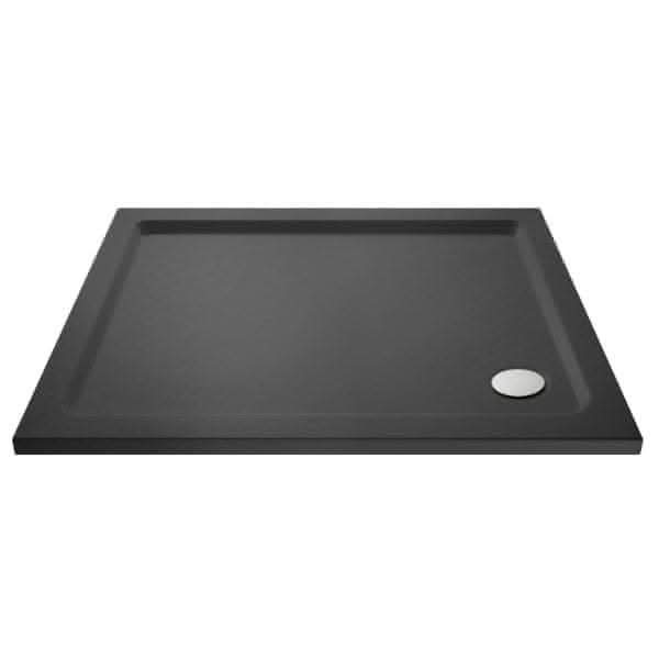 Nuie Rectangular Shower Tray - Slate Grey