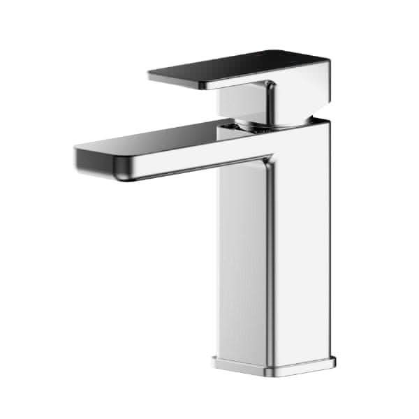 Nuie Windon Mono Basin Mixer Tap with Push Button Waste