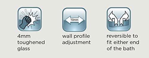 AQUALUX 4 Silver Splash Guard - 200mm