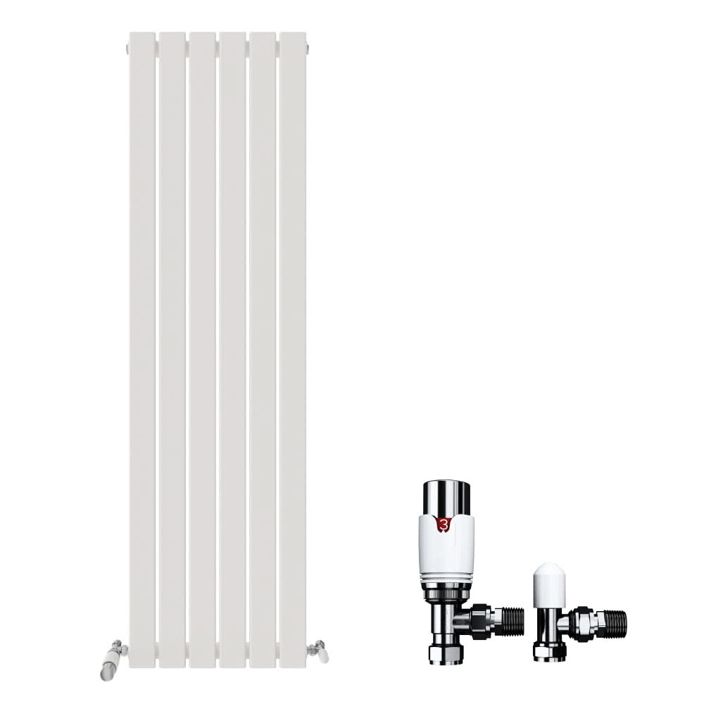 iBathUK Apex Vertical Single Panel Slim Flat Radiator, Designer Radiator, Vertical Radiators