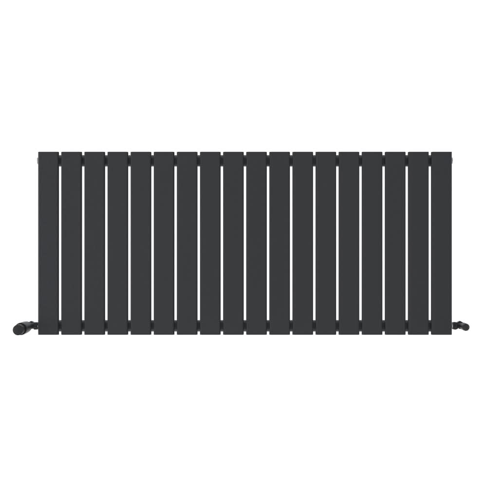 iBathUK Apex Horizontal Single Panel Slim Radiator, Designer Heating Radiators