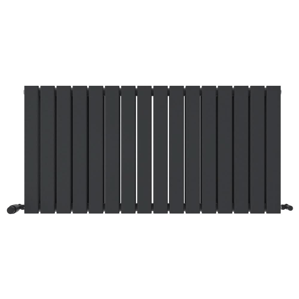 iBathUK Apex Horizontal Double Panel Slim Flat Radiator, Designer Radiator, UK Radiators, Slim Radiators
