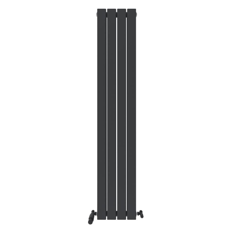 iBathUK Apex Vertical Double Panel Slim Flat Radiator, Designer Slim Radiator