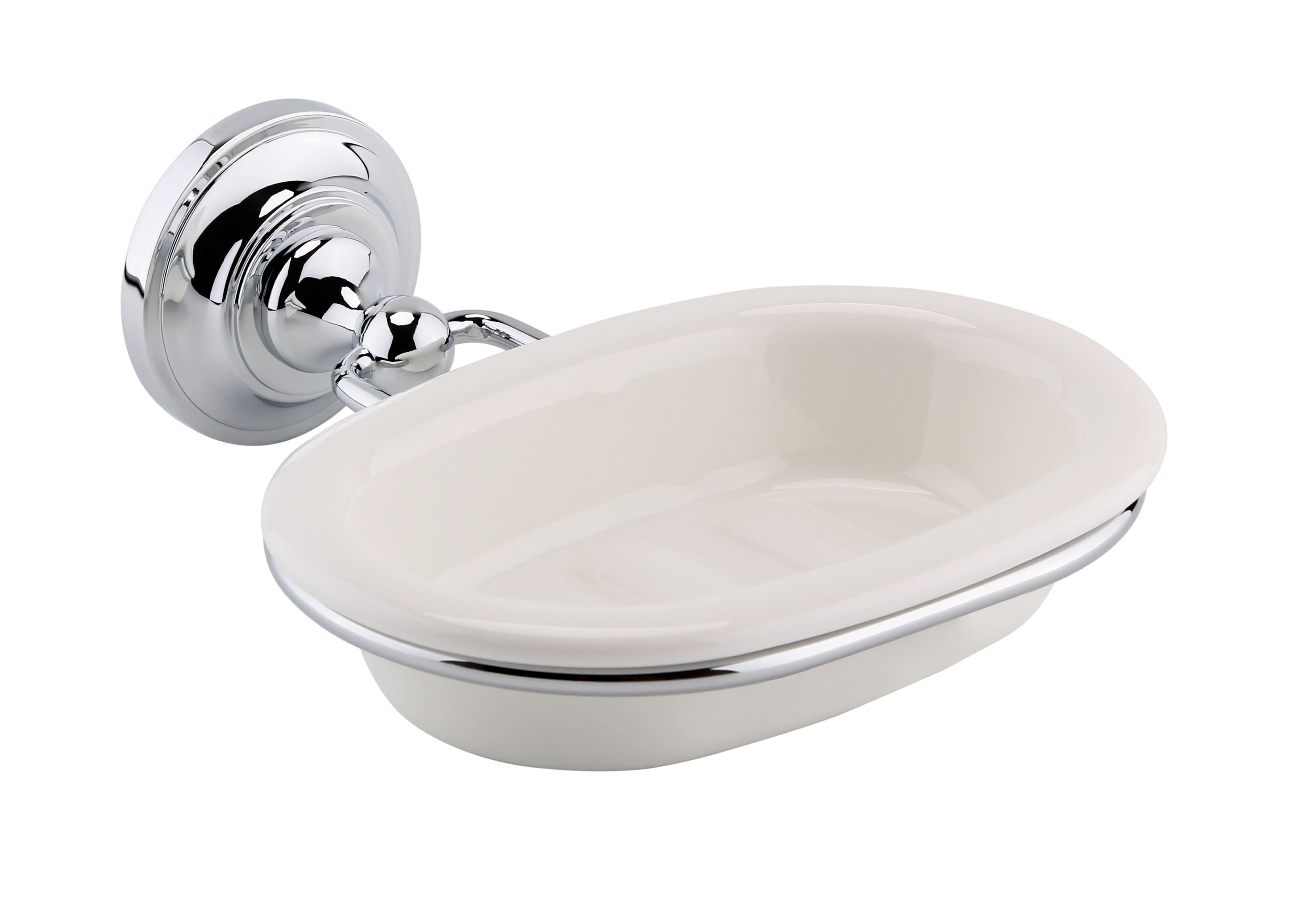 Nuie Traditional Soap Dish - Chrome