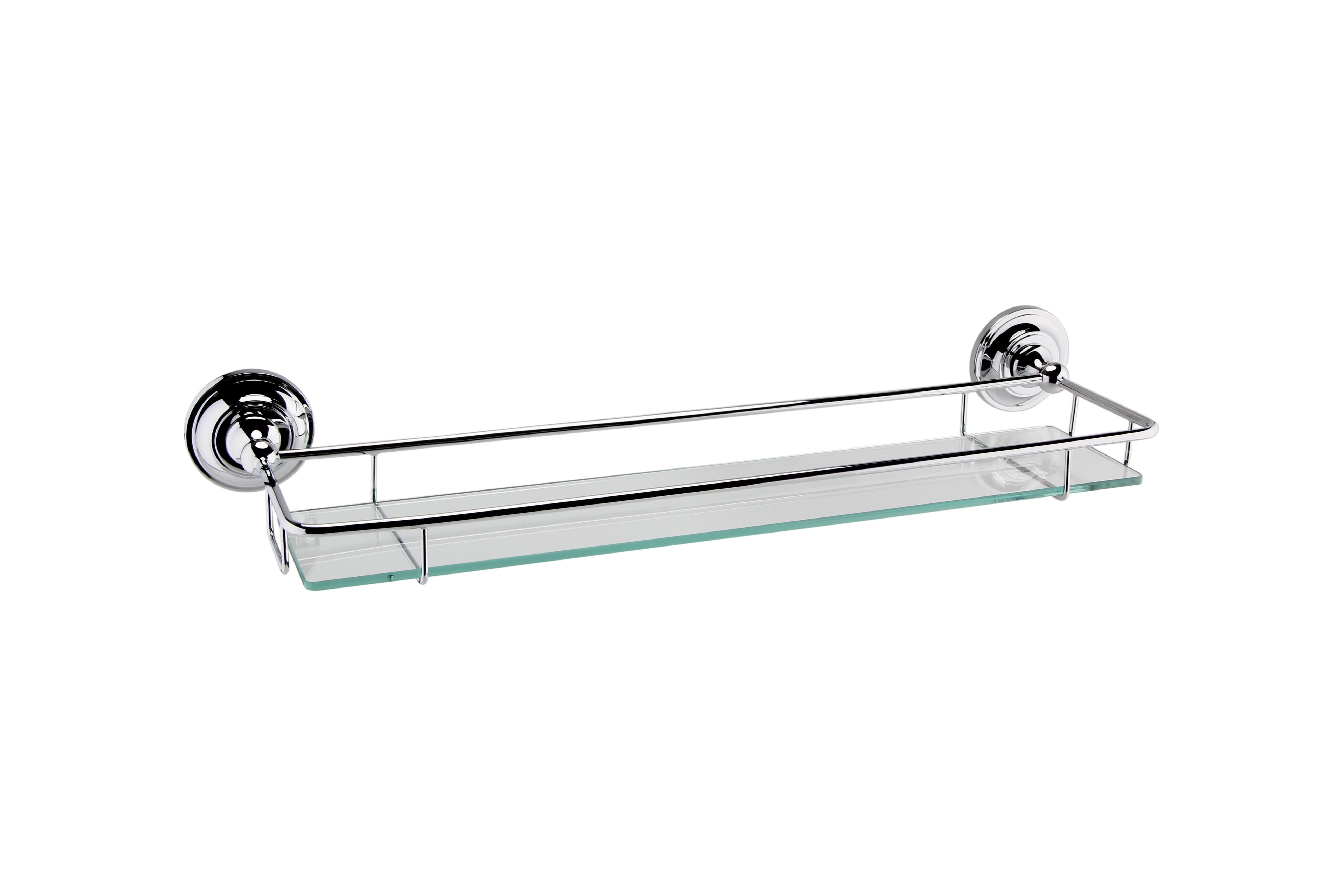 Nuie Gallery Glass Shelf - Chrome
