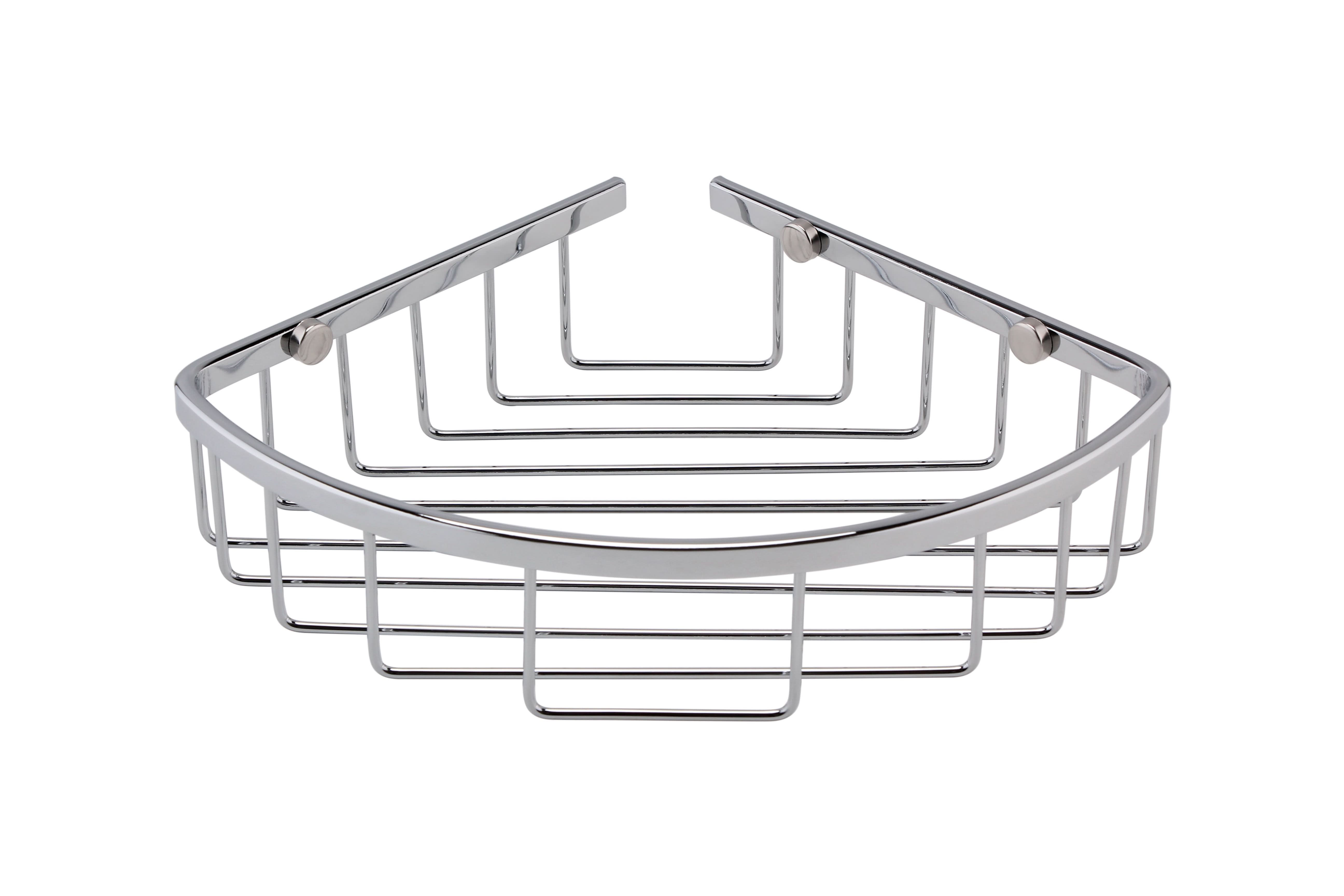 Nuie Deep Corner Shower Basket - Chrome