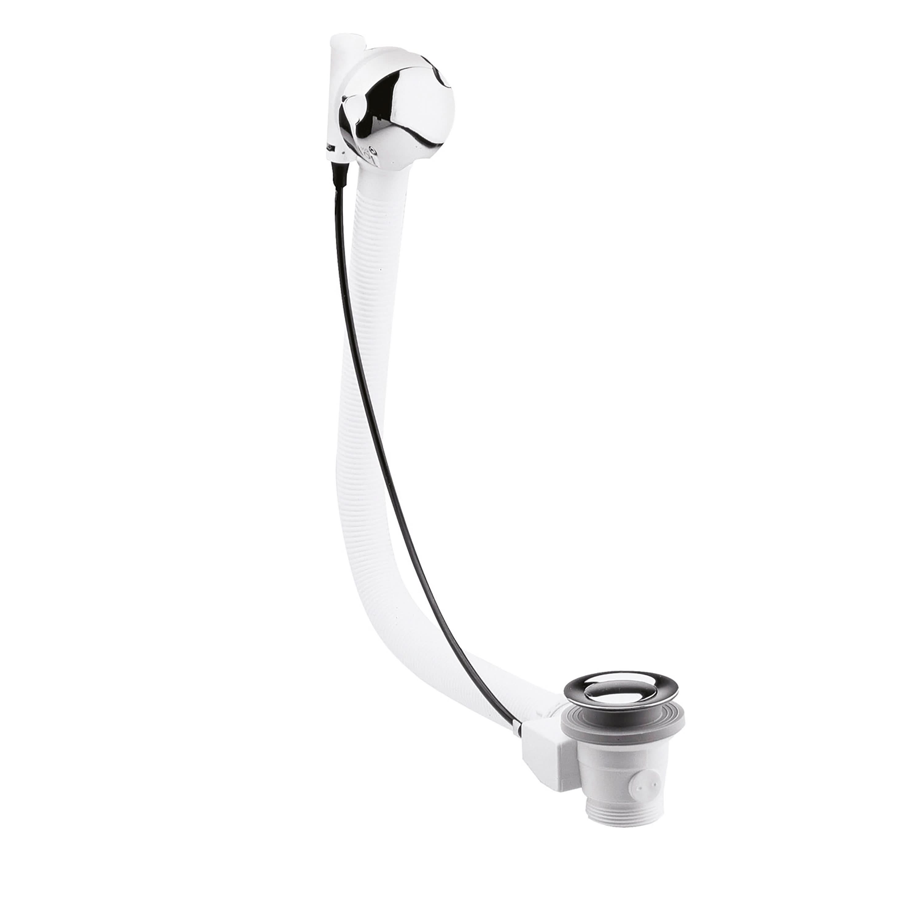 Nuie Bath Pop Up Waste With Overflow - Chrome