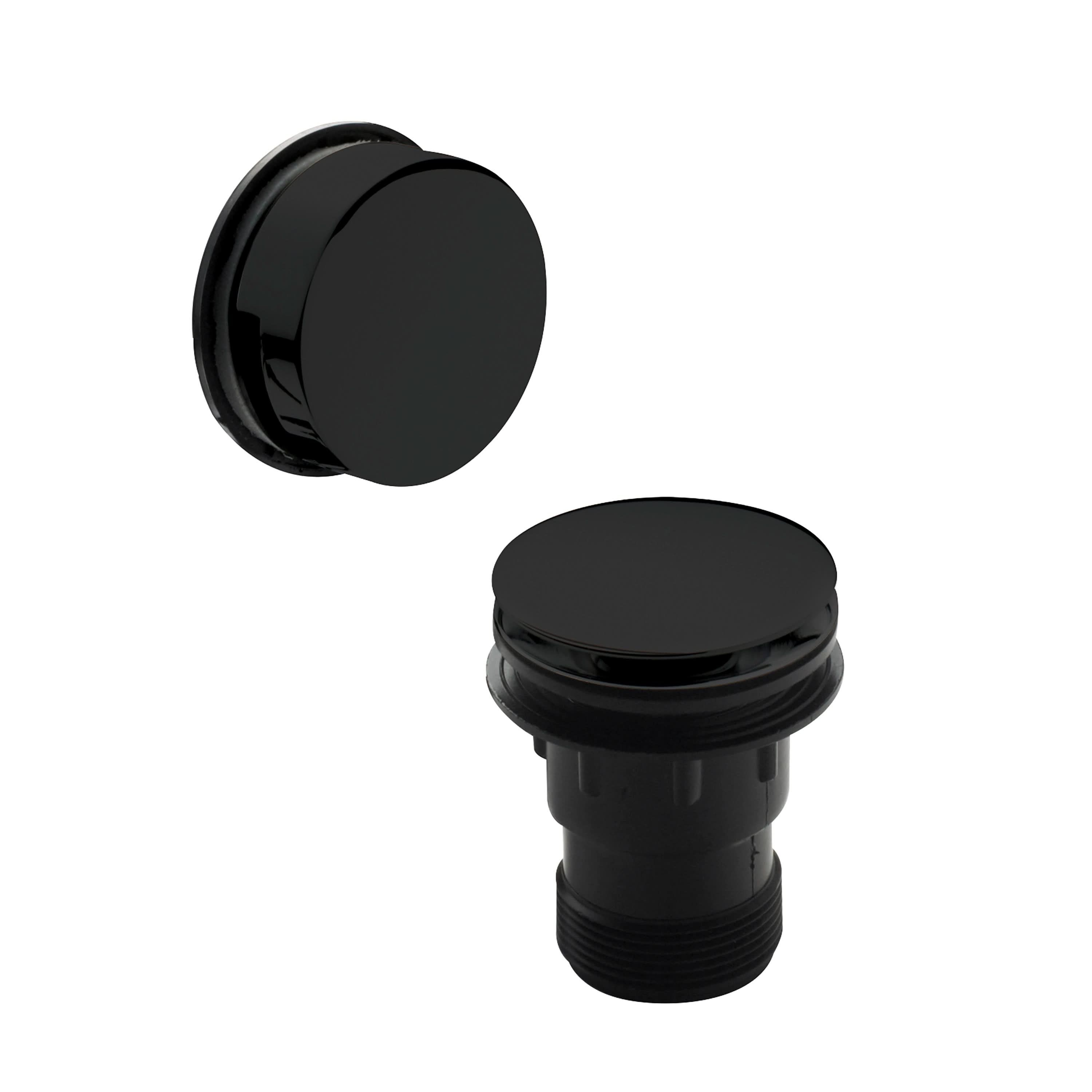 Nuie Click Clack Bath Waste With Easyclean Removable Grid - Matt Black