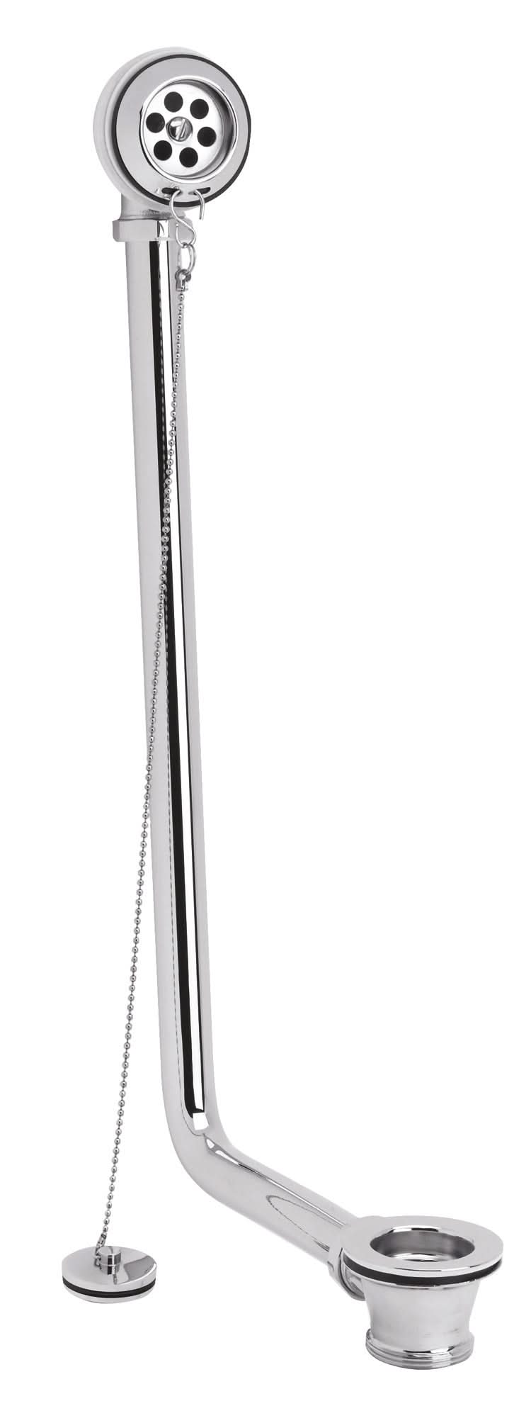 Nuie Exposed Retainer Bath Waste - Chrome