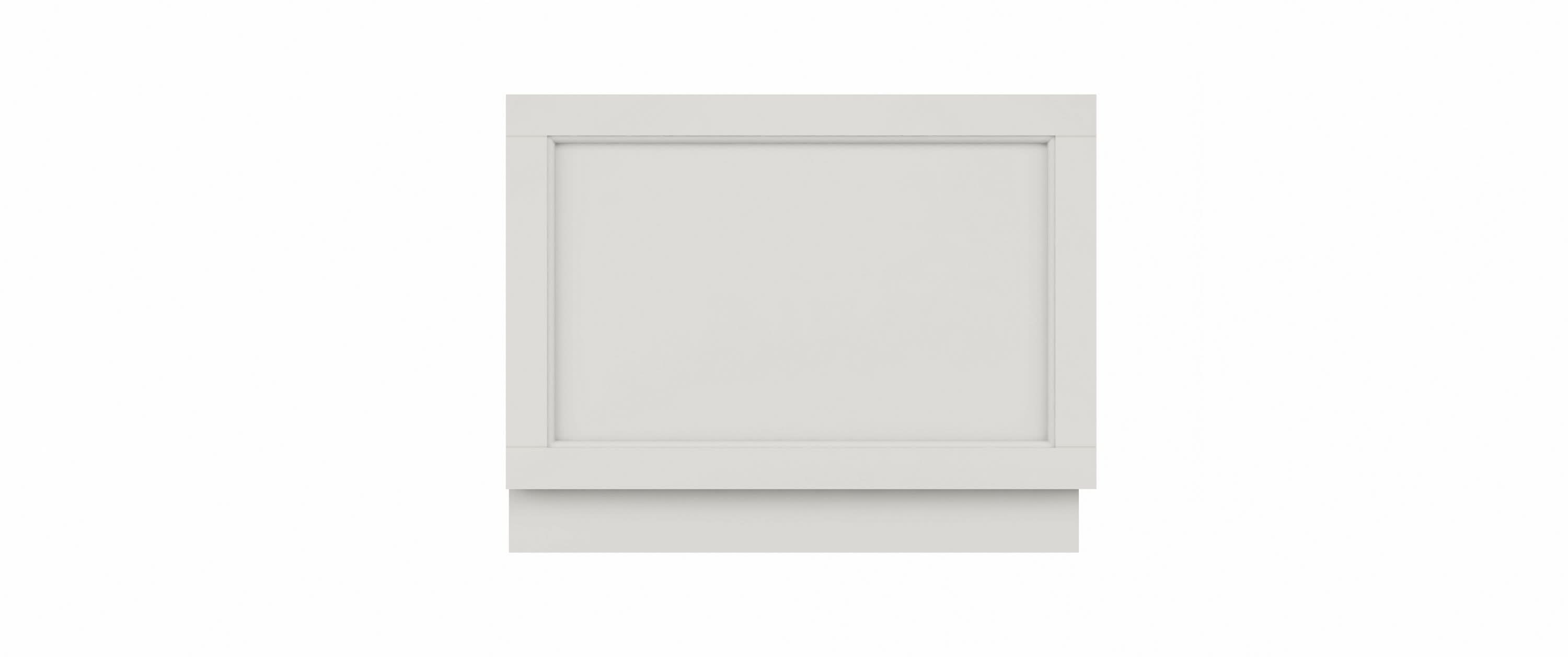 Old London Straight End Bath Panel, Modern Bath Panel for Classic Straight Baths, Durable Bathroom Furniture Accessory in Smooth Woodgrain Timeless Sand Finish, 750mm