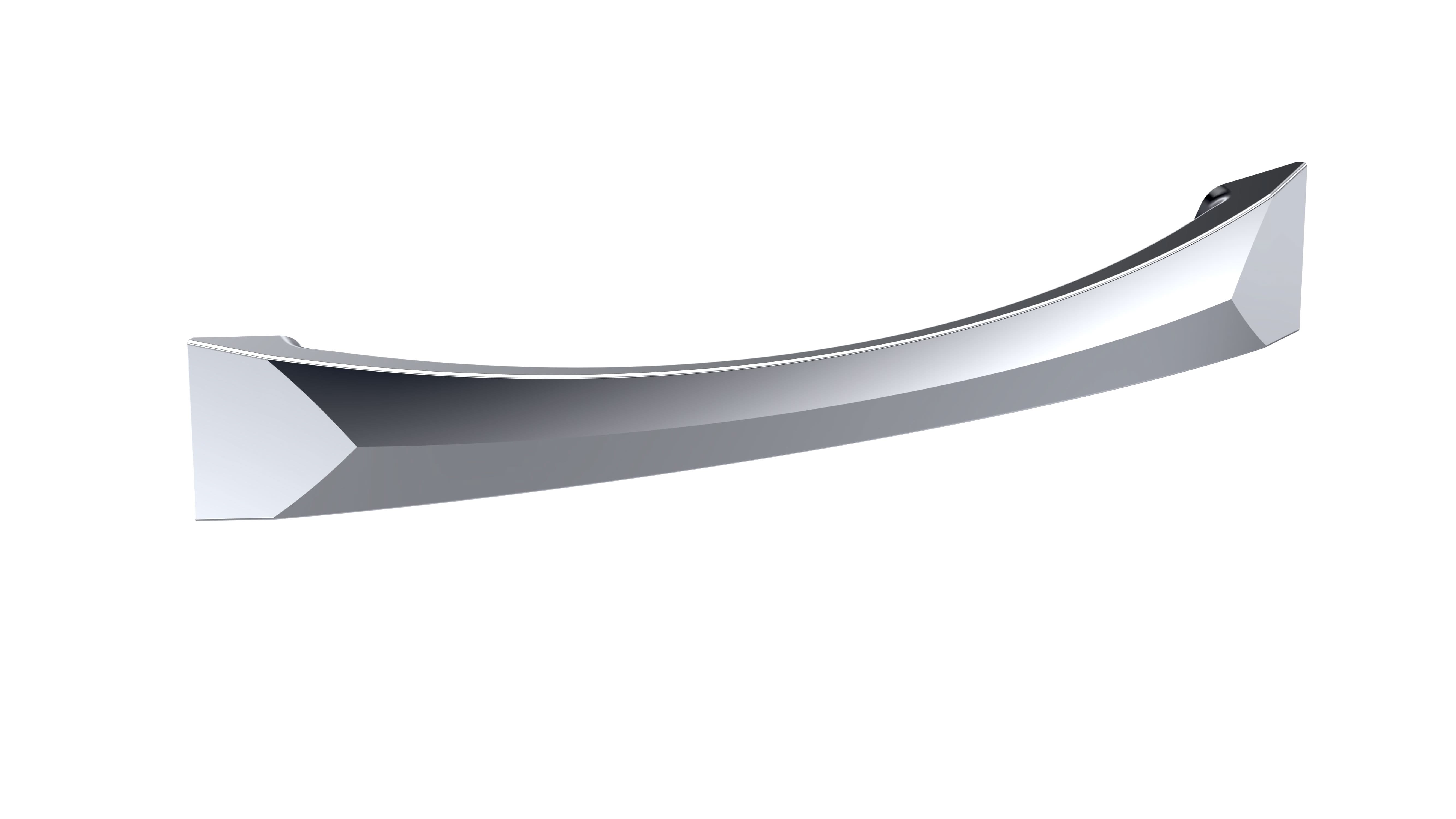 Nuie Bow Furniture Handle - 152mm Wide - Satin Nickel