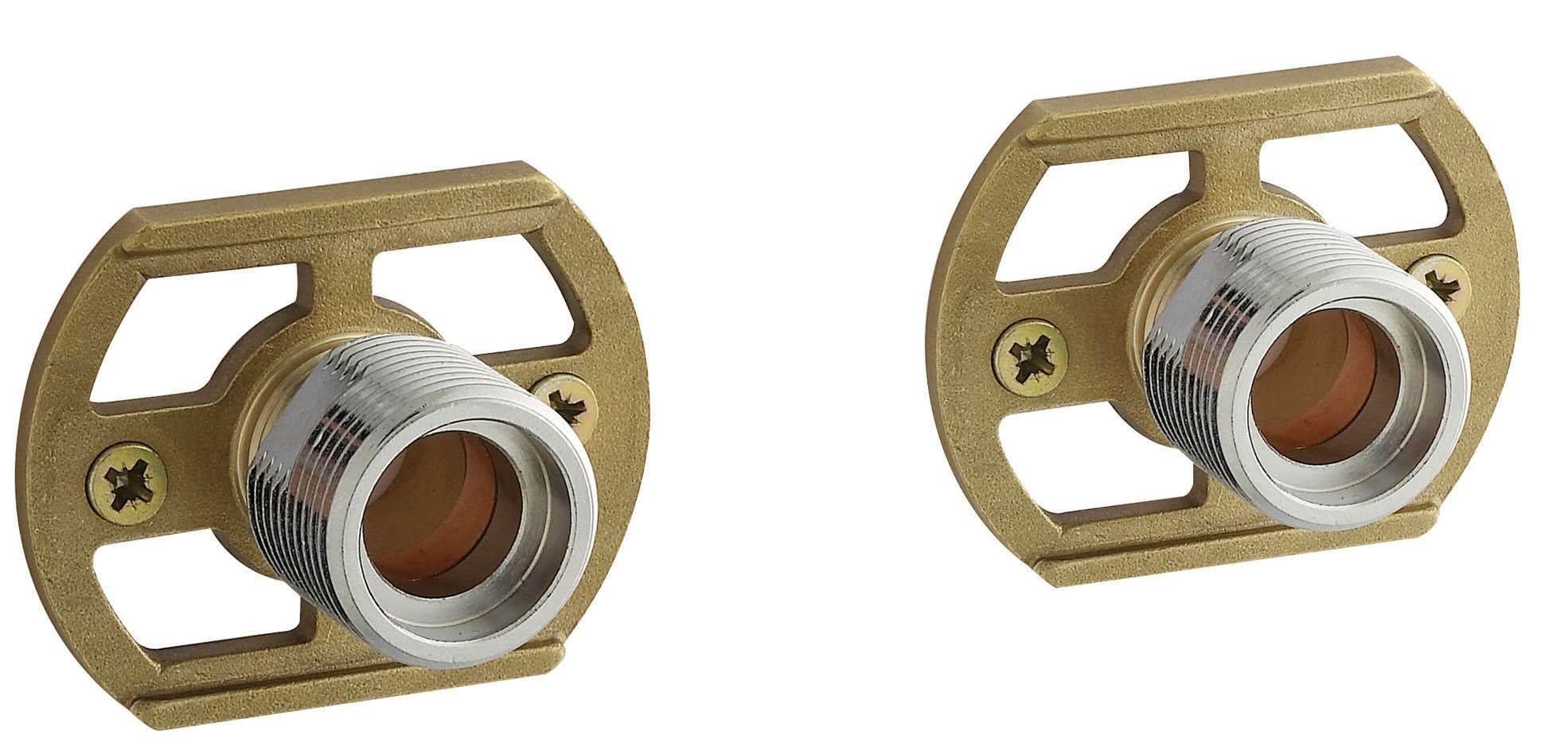 Nuie Fast-Fit Bracket for Bar Thermostats - Chrome
