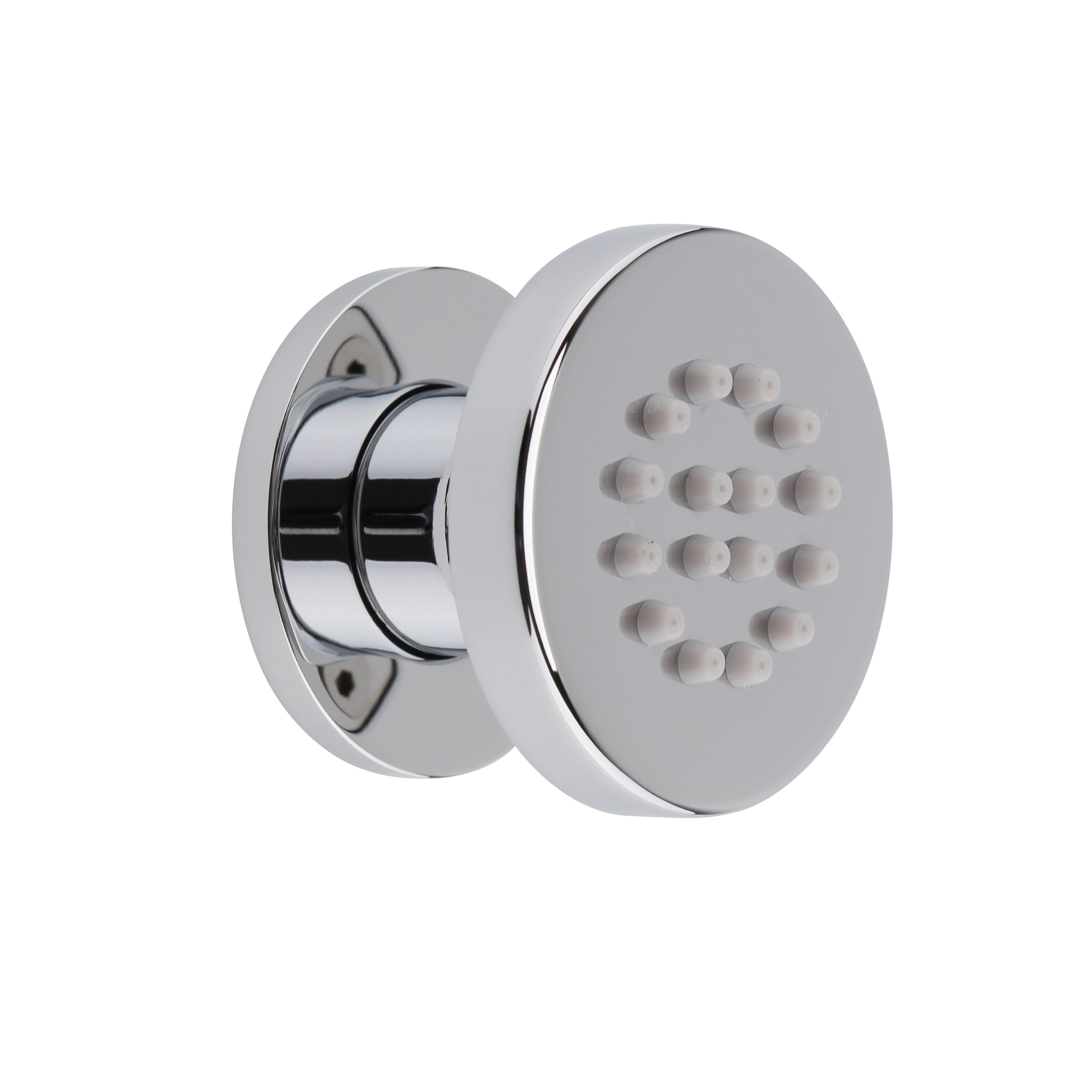 Nuie Round Body Jet 50mm Wide Single - Chrome